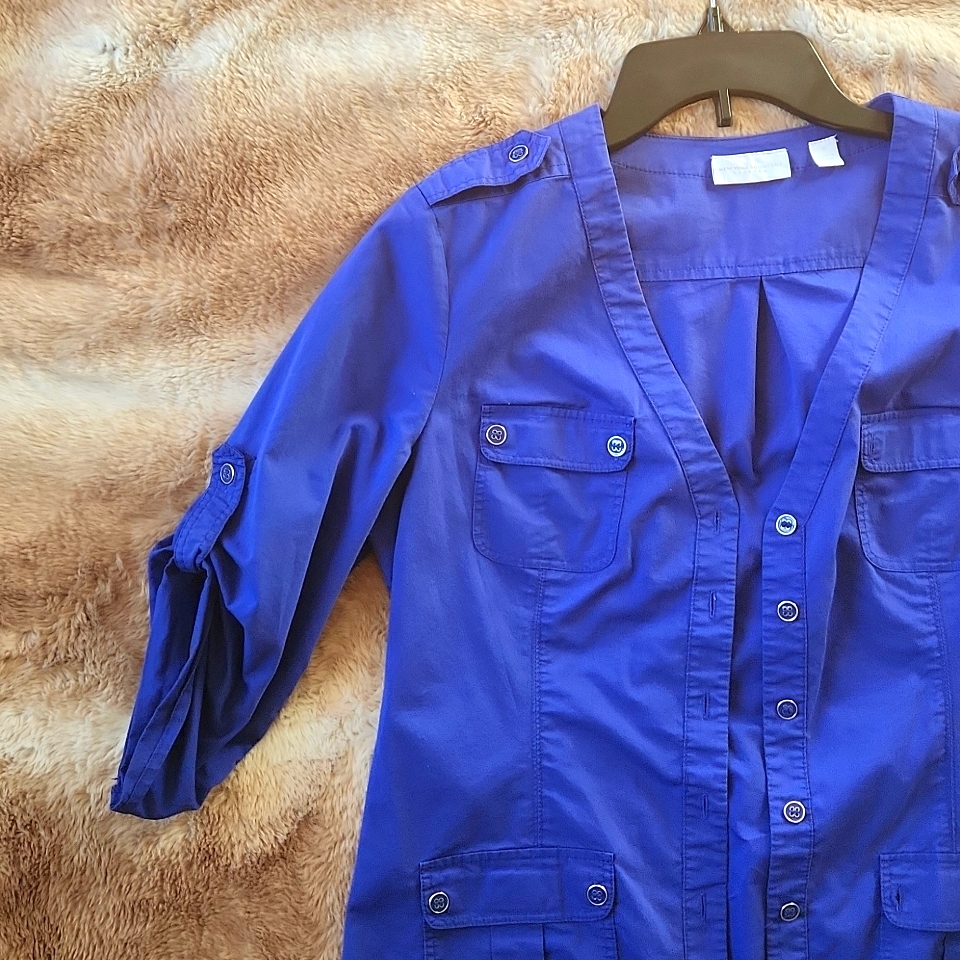 Ny&C Blue Button Down
